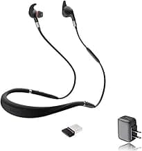 Jabra Evolve 75e UC & Link 370 | UC-Certified Wireless In Ear Earbuds with Mic (Black)