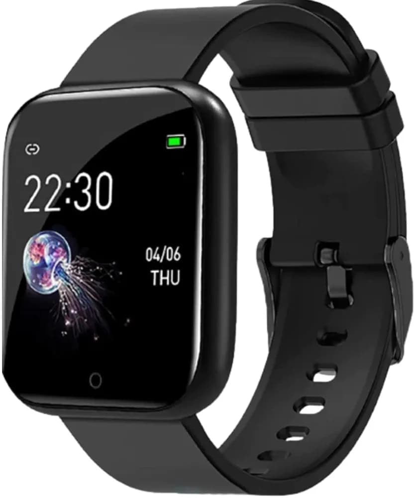 BITZAG Q9 Smart Watch for Men & Women Latest Bluetooth 1.3" LED with Daily Activity Tracker, Heart Rate Sensor, BP Monitor, Sports Gym Watch for All Boys & Girls - Black