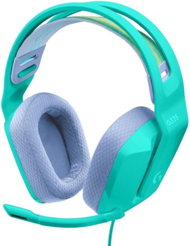 Logitech G335 Wired Gaming Headset, with Microphone, 3.5mm Audio Jack, Comfortable Memory Foam Earpads, Lightweight, Compatible with PC, PlayStation, ...