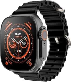 esportic S8 Ultra Max Smart Watch Bluetooth Calling Series 8 Large 2.08 Inch AMOLED Display High Resolution with All Sports Features & Health Tracker,...