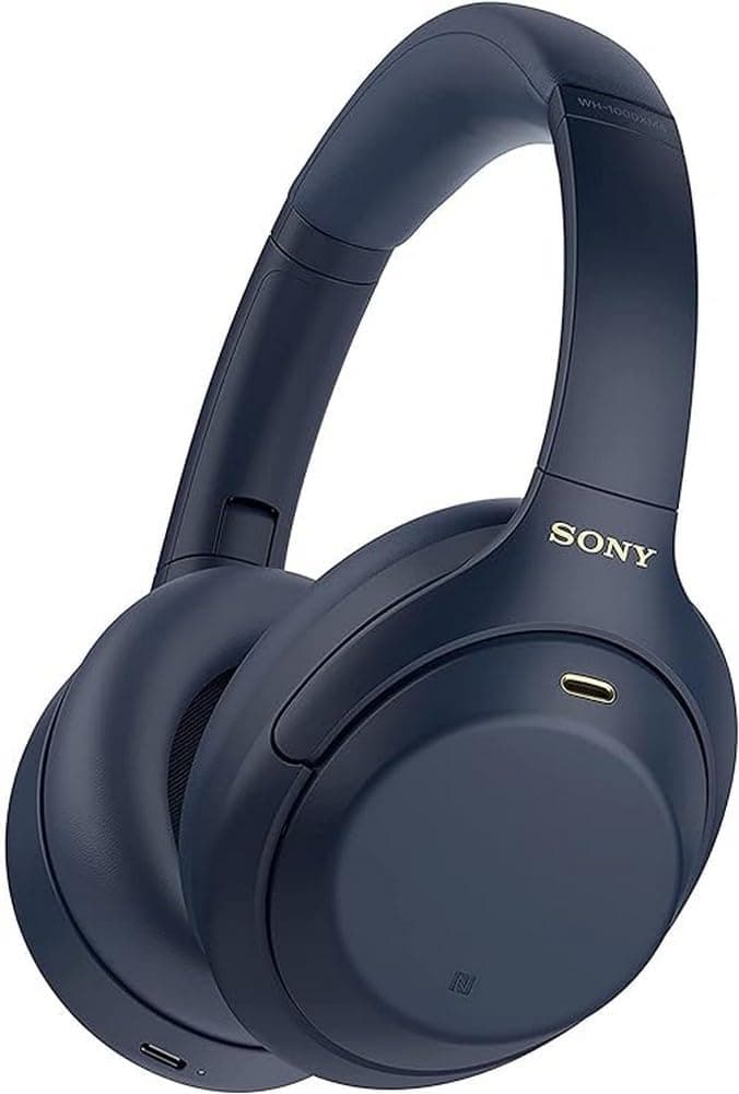 Sony Wh-1000Xm4 Industry Leading Noise Cancellation Bluetooth Wireless Over Ear Headphones with Mic, 30 Hrs Battery, Multi Po