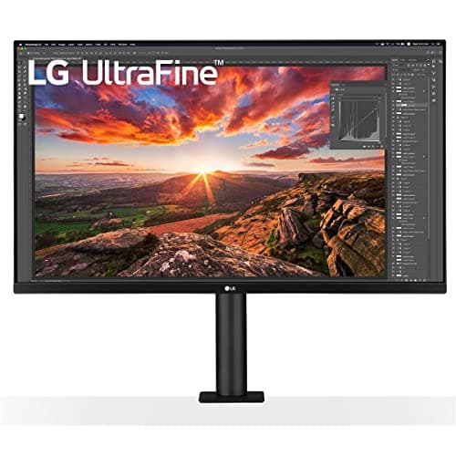 LG 32UN880-B 32" Ultrafine Display Ergo UHD 4K IPS Display with HDR 10 Compatibility and USB Type-C Connectivity, Black