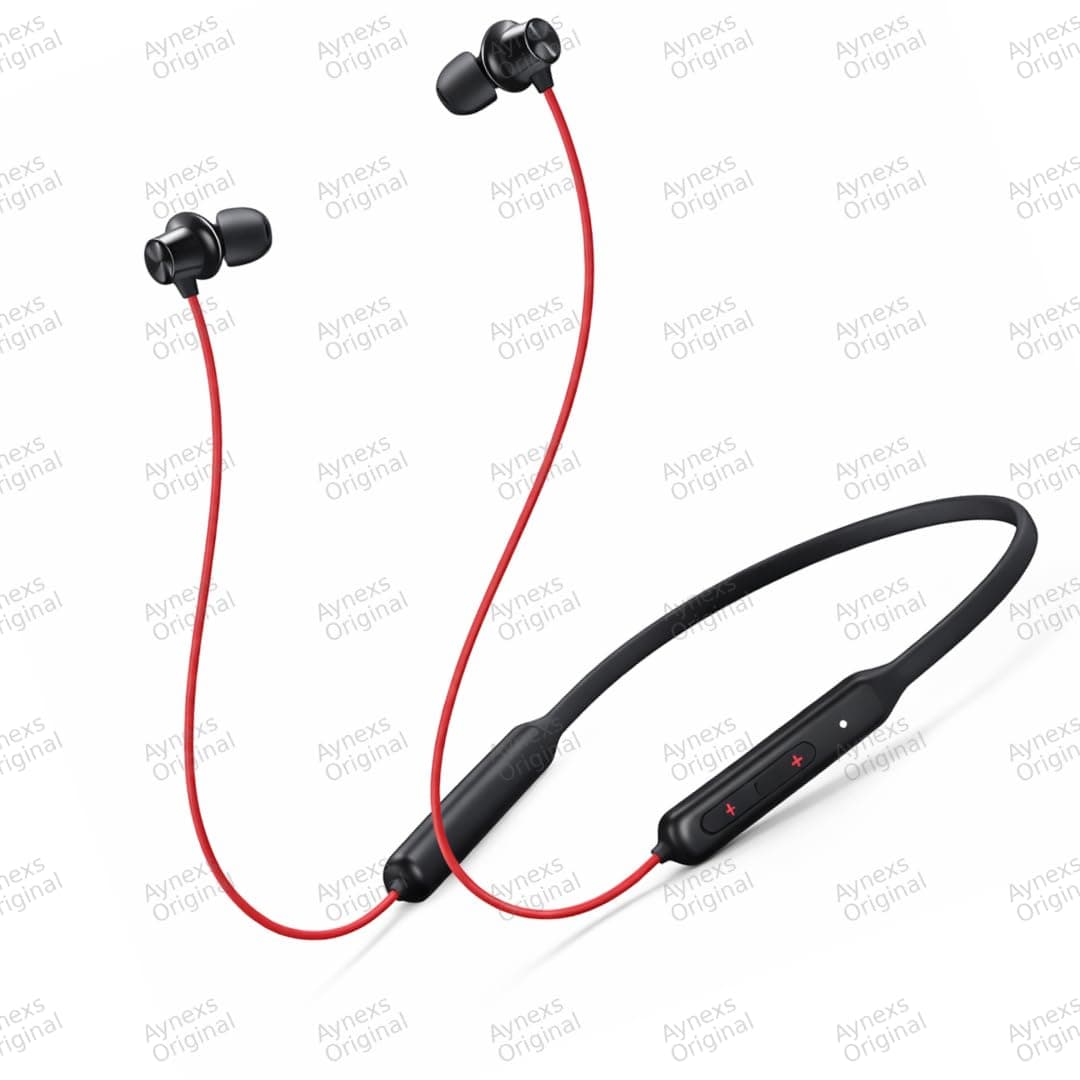 Original Neckband for OnePlus Z2 ANC Earbuds Neckband Earphone Buds Earbud (Red)