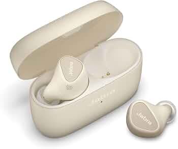 Jabra Elite 5 True Wireless In Ear Bluetooth Earbuds with Active Noise Cancellation, 6 Built-in Microphones for Clear Calls, Dual Pairing & Microsoft ...