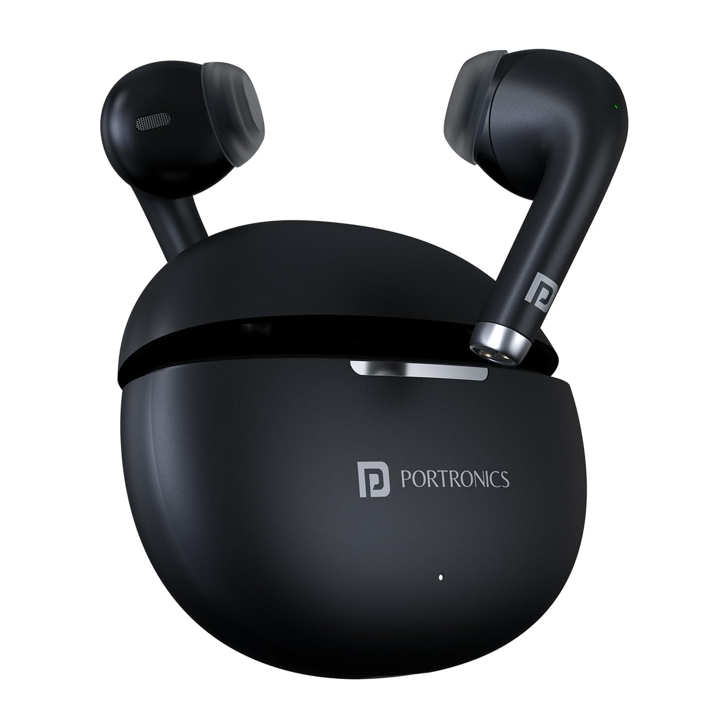 Portronics Harmonics Twins S19 Truly Wireless in Ear Earbuds with 30 Hours Playtime, Unique Earbuds Design, HD Quality Mic, Touch Control, Game/Music ...