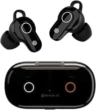 Nu Republic Rouserbuds True Wireless Earphones (TWS), BT V5.0, Upto 18hrs Play Time, Compact Charging case, Secure fit, Voice Assistant/Siri with Mic-