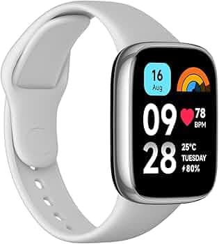 Redmi Smart Watch 3 Active Gray| 1.83 Inch Big LCD Display, 5ATM Water Resistant, 12 Days Battery Life, GPS, 100+ Workout Mode, Heart Rate Monitor, Fu...