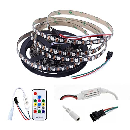 WS2812B RGB Individually Addressable Pixel LED Strip | 60 LED/1M (5 M with Controller)
