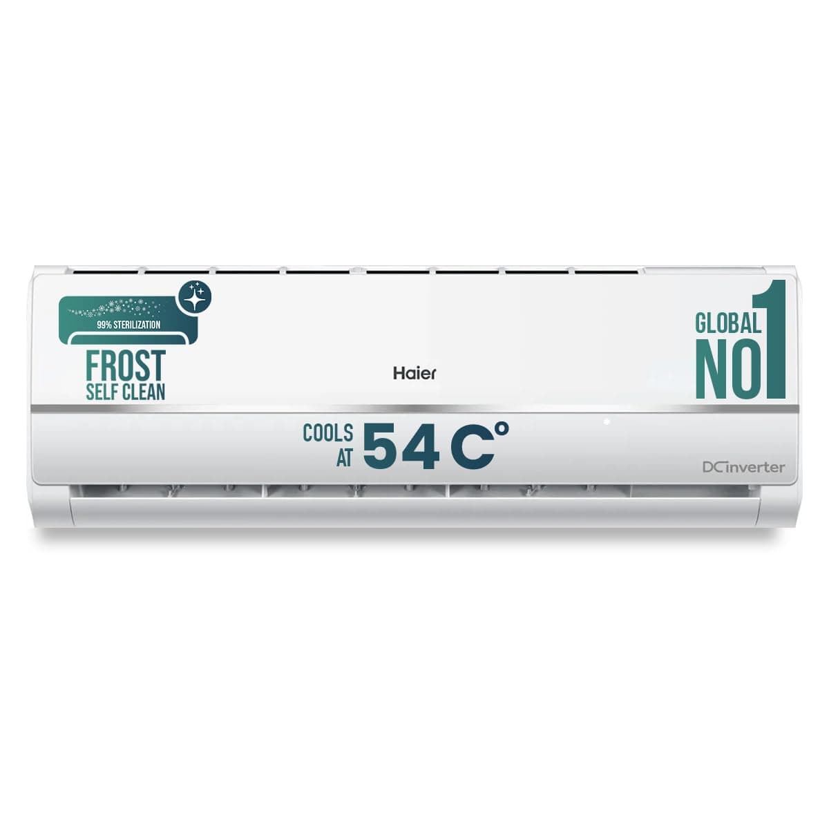 Haier 1 Ton 3 Star Twin Inverter Split AC (Copper, 7 in 1 Convertible, Frost Self Clean, HD Filter, Cools at 54C, Long Air Throw - HSU11V-TMS3BN-INV, ...