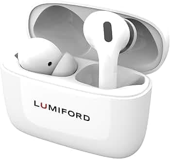 LUMIFORD Max T70 True Wireless Earbuds India's 1st DFT, Advanced BT v5.3 with Real Quad Mic, ENC Technology, IPX4 water resistant,13mm Hi-Fi Bass Driv...