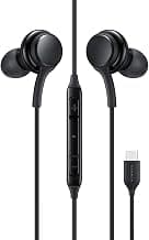 HAMMER Wired Earphones with Type-C Connector, 13mm Dynamic Sound Drivers, Enhanced Bass & Crisp Treble, in-Line Mic & Remo...