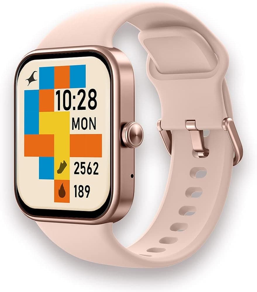 Fastrack Reflex Unisex Smartwatch,1.69" Large Display,SpO2,Women Health Monitor,10+ Sports Mode,5 ATM Water Resistance and Up to 7 Days Battery Life