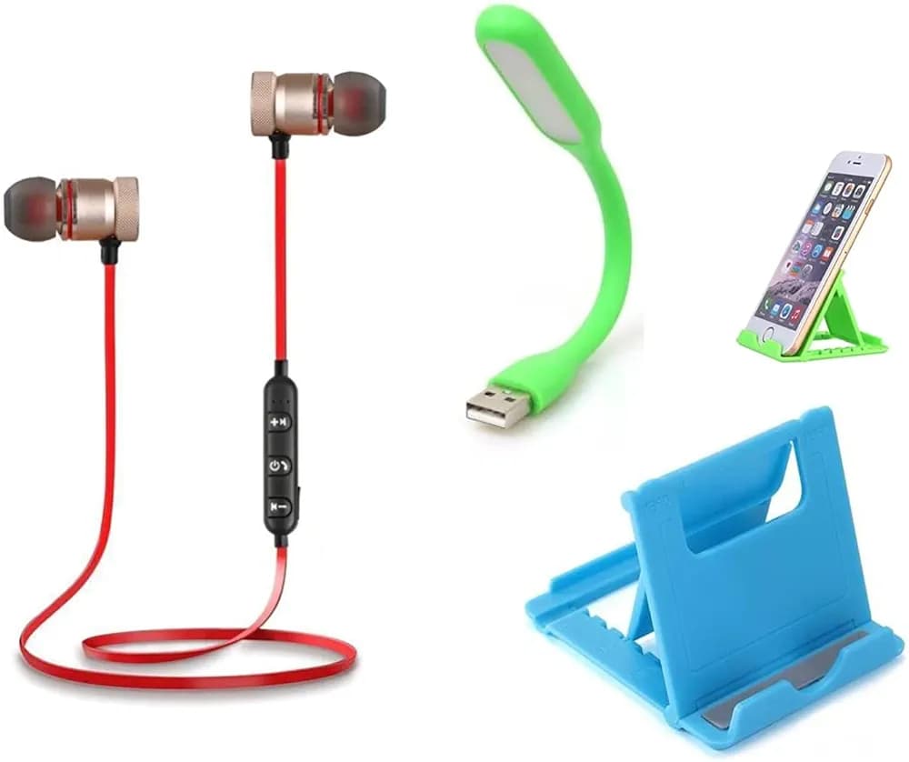 BLAXSTOC PRO QC-11 Wireless Bluetooth In Ear Earphone with Mic (Multicolour)