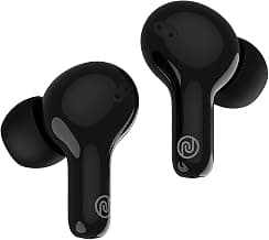 Noise Air Buds+ Truly Wireless Earbuds with Instacharge & Hypersync Technology, Silicone tip, Superb Calling & 20 Hour Playtime - Jet Black