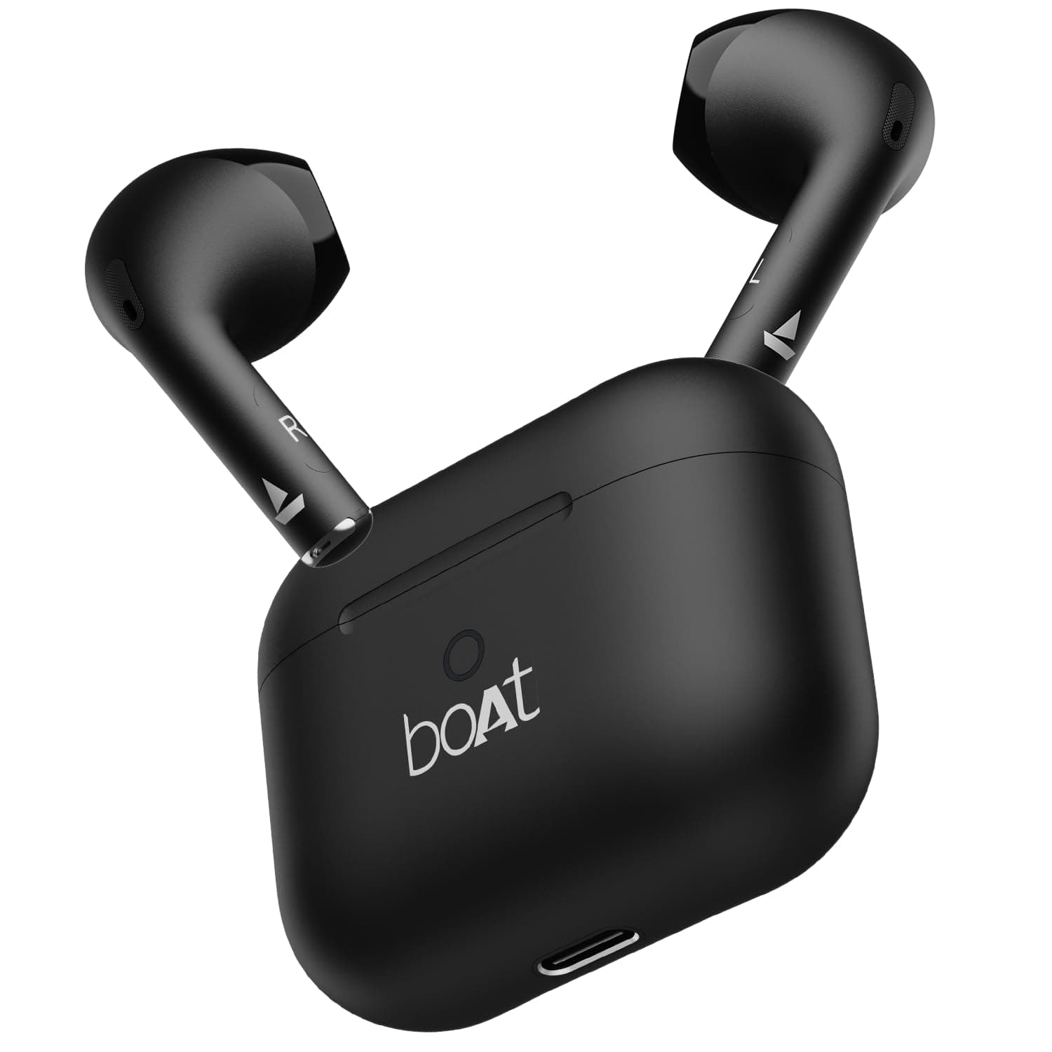 boAt Airdopes Alpha in Ear True Wireless Earbuds(Jet Black)