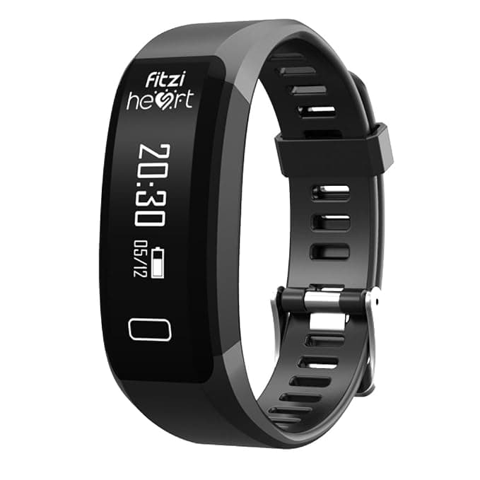 Ziox Fitzi Heart Fitness Band (Black) Smart Watches