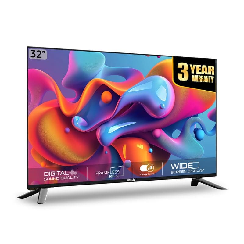 IBELL 80cm (32 inches) HD Ready Digital LED TV - Wide Screen, Digital Sound Quality (TRIDENT325NE, Black)