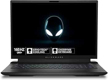 (Refurbished) Dell Alienware m18 R1 Gaming Laptop,Intel Core i9-13900HX/32GB/1TB SSD/NVIDIA RTX 4080 12GB GDDR6/18.0"(45.72cm) QHD 165Hz/Win 11+MSO'21...