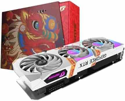 Colorful iGame GeForce RTX 3050 Ultra White OC Chinese New Year Special Edition 8GB Ram Graphic Card Triple Fan 3 Years Warranty (Free Mouse Pad Inside The Box)