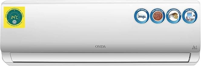Onida 1.5 Ton 3 Star Inverter Split AC (Copper, IR183ICY1, White)