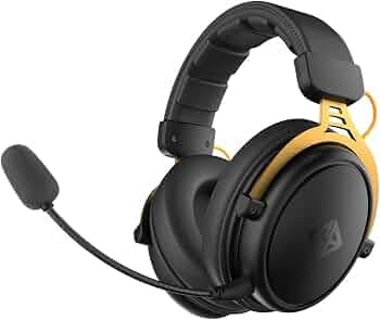 (Refurbished) Cosmic Byte Hades 2.4Ghz Wireless + Bluetooth Headphone, Dual Mode, 20ms Latency, 100Hrs Battery Life, 53mm Driver, ENC Microphone (Blac...