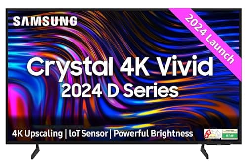 Samsung 125 cm (50 inches) D Series Crystal 4K Vivid Ultra HD Smart LED TV UA50DUE70BKLXL (Black)