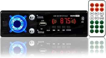 SOUND FIRE SF-0013 (Black) Bluetooth/USB/SD/AUX/FM/MP3 Car Stereo (Single Din)