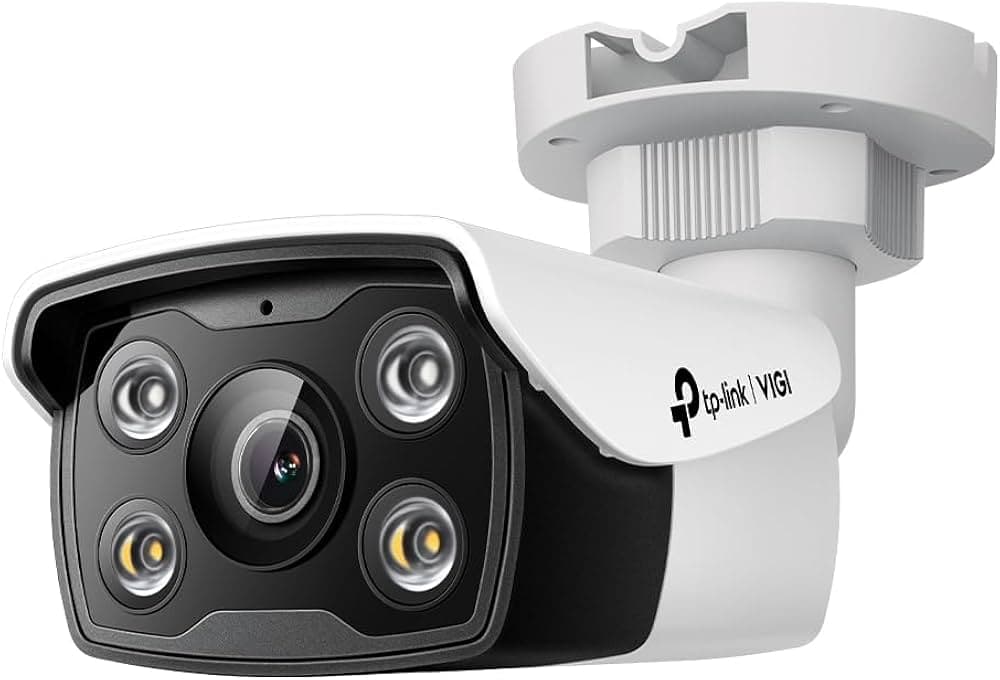 TP-Link VIGI C350 6mm Lens Smart Outdoor Security Bullet Network Camera | 5MP HD Full-Color | Smart Video Enhancement | Waterproof IP67 | H.265+ | Sma...