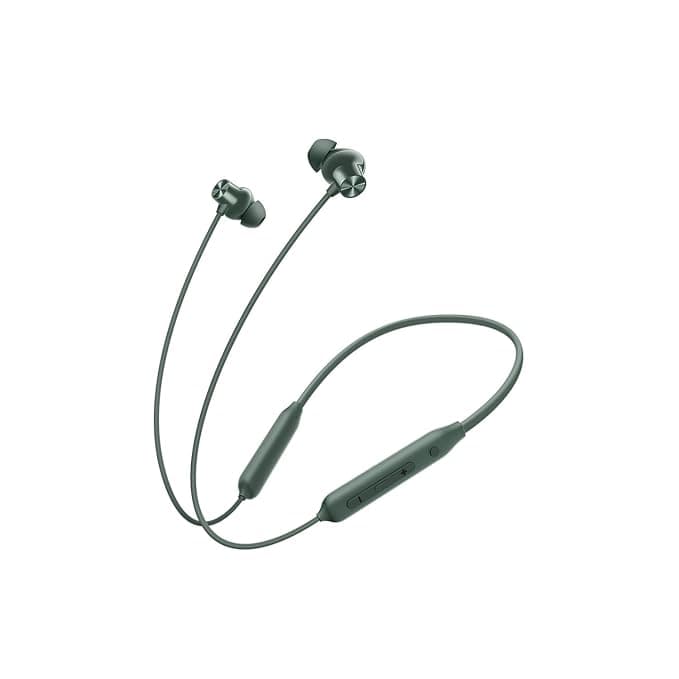 Bullets Wireless Z2 ANC Bluetooth in-Ear Earphones with Mic, 45dB Hybrid ANC, Bombastic Bass - 12.4 mm Drivers, 10 Mins Charge - 20 Hrs Music, 28 Hrs Battery (Green)