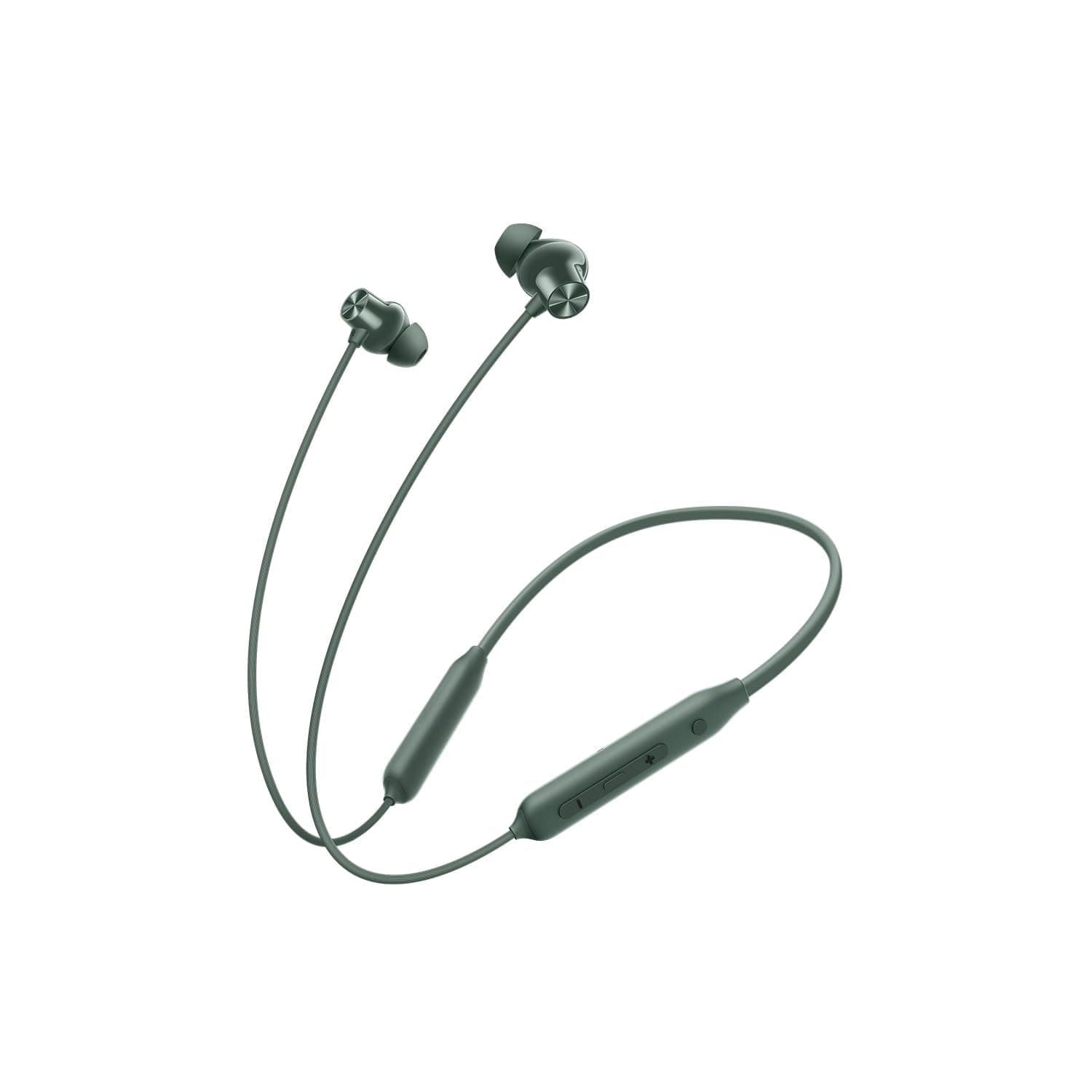 Original Bluetooth Neckband for Oneplus Z2 ANC Earphones  Deep Bass Output, 45dB Noise Cancellation, Dual Device Pairing & Type-C Rapid Charging (Gree...