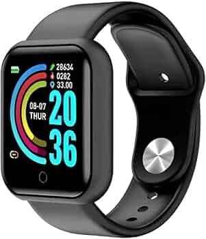 BHAWANI Traders D20 Water Proof Bluetooth Smart Watch with Heart Rate Monitoring | D20 Smart Fitness Watch - Your Ultimate Companion for Health and We...