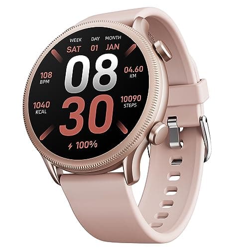 boAt Newly Launched Flash Plus Smart Watch with 1.39" HD Display, Bluetooth Calling, 100+ Sports Mode, AI Voice Assistant, Built-in Game, Heart Rate & Blood Oxygen Monitoring,IP68(Antique Beige)