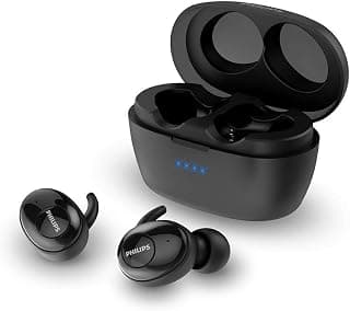 Philips Audio TWS SHB2505 True Wireless Earbuds with 20 Hr Playtime (5+15), 6 mm Drivers, Voice Assistant (Black)