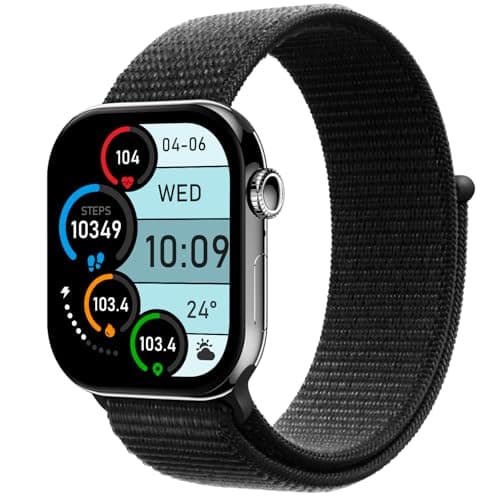 Fire-Boltt Ring X Smartwatch 2.01 Display with Always On Display, Bluetooth Calling, Wireless Charging, AI Voice Assistant, 100+ Sports Modes, Health ...