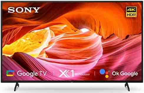 Sony Bravia 164 cm (65 inches) 4K Ultra HD Smart LED Google TV KD-65X75K (Black) (2022 Model) | with Alexa Compatibility