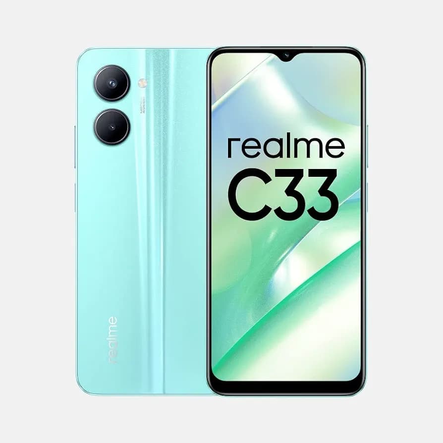 realme C33 2023 (Aqua Blue, 4GB RAM, 128GB Storage)