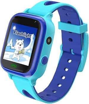 Sekyo ZS1 Smart Watch Phone for Kids | Live Location Tracking | Boys & Girls | 2G Voice Calling | Camera | SOS | Geo Fencing | Flash Light | Voice Cha...