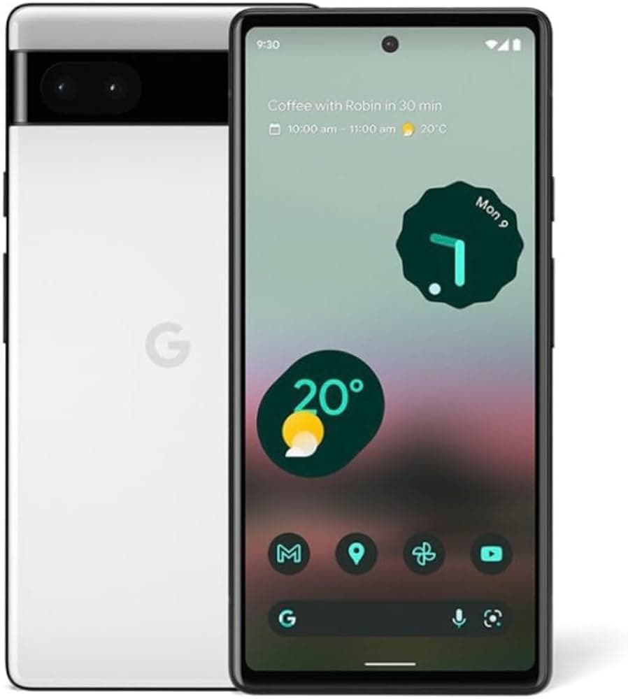 (Refurbished) Pixel 6a (Chalk, 128 GB) (6 GB RAM) Smartphone
