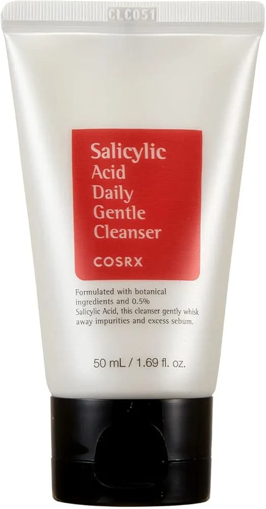 Cosrx Salicylic Acid Daily Gentle Cleanser 50 milliliter/Foam Cleanser for Blemish Skin/Face Wash/Korean Skincare Product