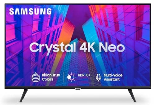 Samsung 108 cm (43 inches) Crystal 4K Neo Series Ultra HD Smart LED TV UA43AUE65AKXXL (Black) (2022 Model)