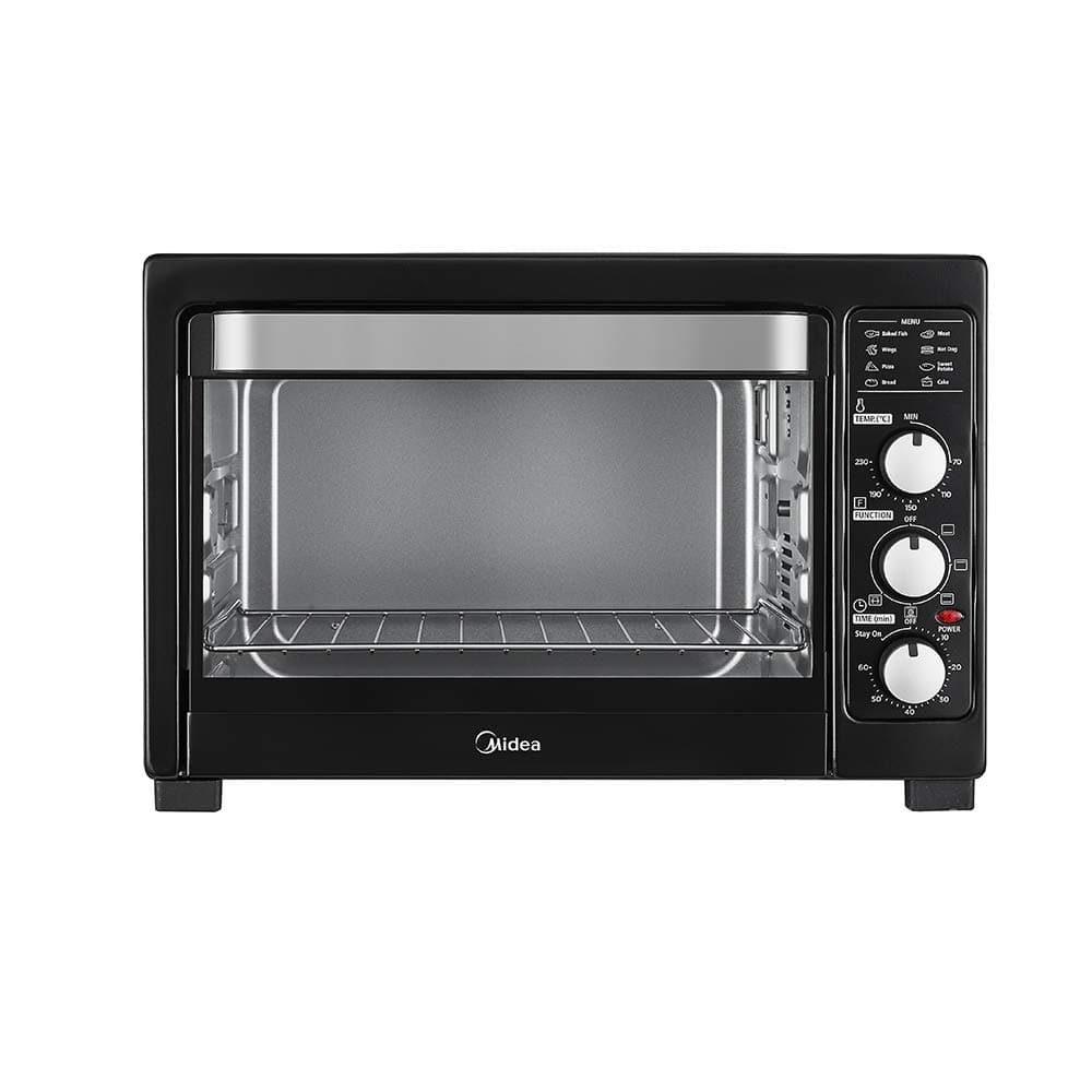 Midea MEO-40BGY1 40 Liter Oven Toaster and Grill with 4 Heating Mode, Black Oven Toaster Grills