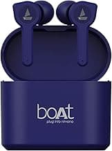 (Renewed) boAt Airdopes 402 Bluetooth Truly Wireless In Ear Earbuds with Bluetooth V5.0, Advanced Touch Controls, Instant Voice Assistant, Up to 16H T