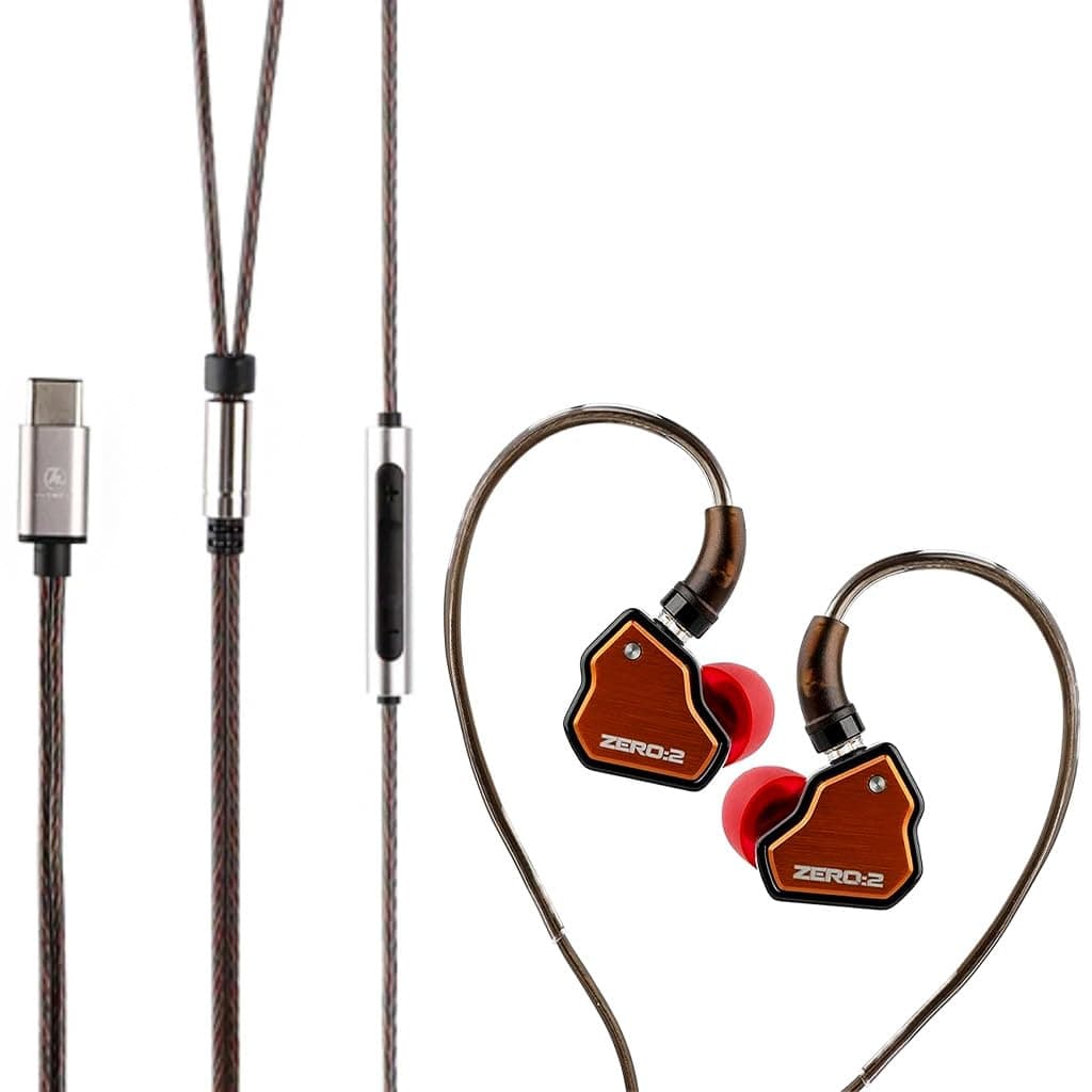 Concept Kart 7Hz x Crinacle Zero 2 in Ear Monitor, Updated 10mm Dynamic Driver IEM, Wired Earbuds Earphones, Gaming Earbuds, with OFC IEM Cable for Mu...