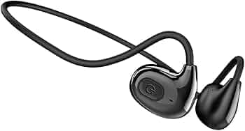 (Refurbished) pTron Newly Launched Tangent Play Open-Ear Wireless Neckband with Mic, 14Hrs Playtime, SafeBeats Design Ear Health & Comfort, Bluetooth ...