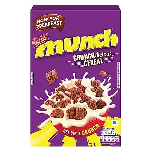 Nestle Munch Crunchilicious Cereal | Get Set & Crunch | Breakfast Cereal | 300g