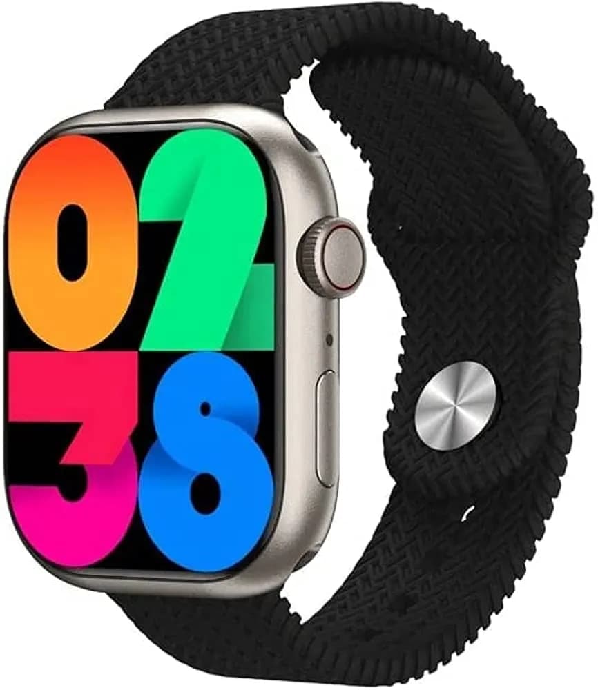 Latest 2023 Model, HK9 PRO, True Amoled 2.02''Display,Wearfit Pro App, Dual Core Processor, Bluetooth Calling Smartwatch for Men, Boys (Black)