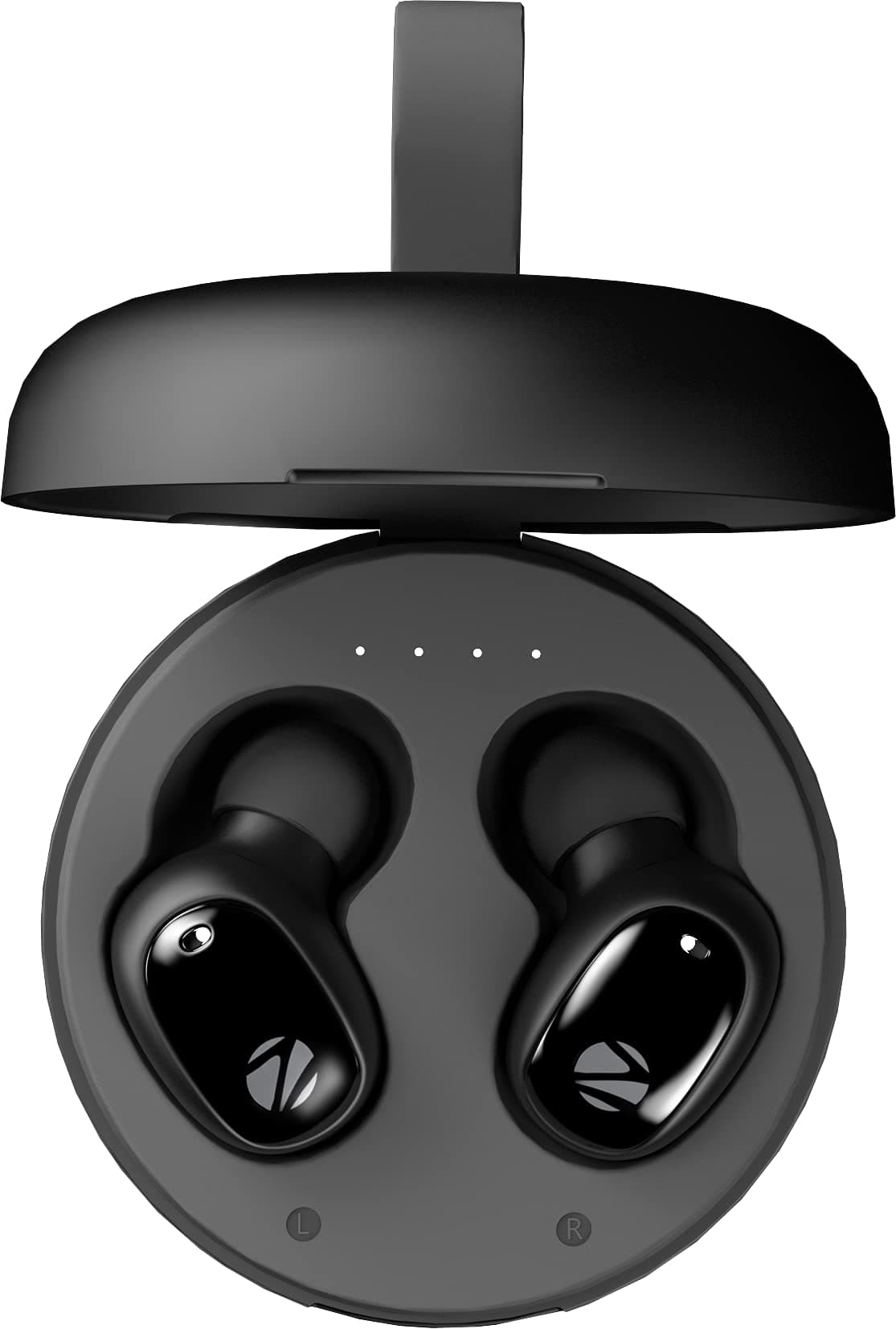 Zebronics Zeb-Sound Bomb 1 TWS Earbuds with BT5.0, Up to 12H Playback, Touch Controls, Voice Assistant, Splash Proof with Type C Portable Charging Cas
