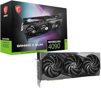 GEFORCE RTX 4090 Gaming X Trio 24G GDRR6X 384-Bit HDMI/DP Nvlink Tri-Frozr 3 Ada Lovelace Architecture Graphics Card (RTX 4090 Gaming Trio 24G)