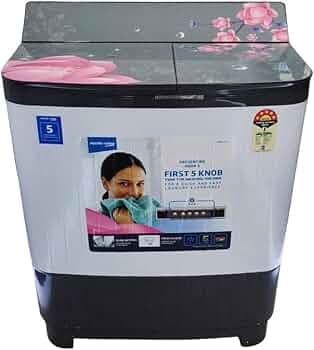 Voltas Beko 8.5 kg Semi Automatic Top Load Washing Machine WTT85DGRG/FLRB5