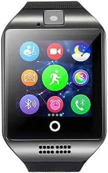 AYBOR Multi Functional Q18 Android Smart Watch Bluetooth Smartwatch, Camera SIM Card, for Man, Woman, Boys, Girls and Compatible with All Mobile Phone...